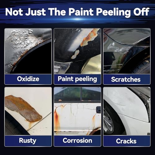 Image of Car Black Paint Touch Up Cars Scratch Repair for Vehicles, Rim High-Gloss Black Paint Pen 30ML Quick Drying Automotive Scratch Repair, Non-toxic 1.5 oz Easy to Use