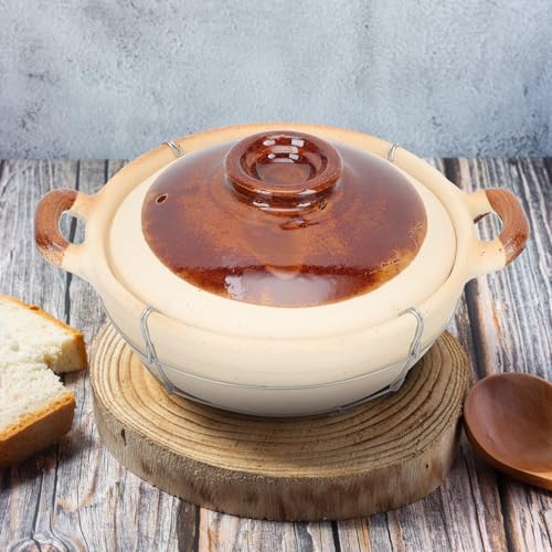 Cocotte en Terre Cuite à cuisson uniforme et surface antiadhésive