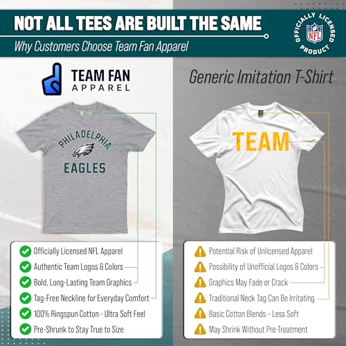 Image of NFL Gameday Cotton Blend T-Shirt for Men and Women - Licensed
