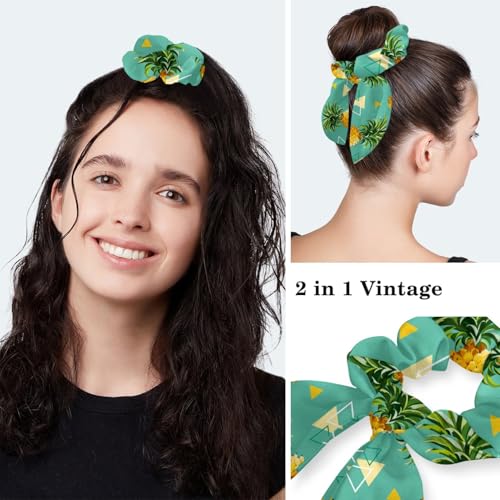 Image of Red Blooming Rose Flowers Black Working Cap with Scrunchy and Ribbon Tie for Women, Long Hair