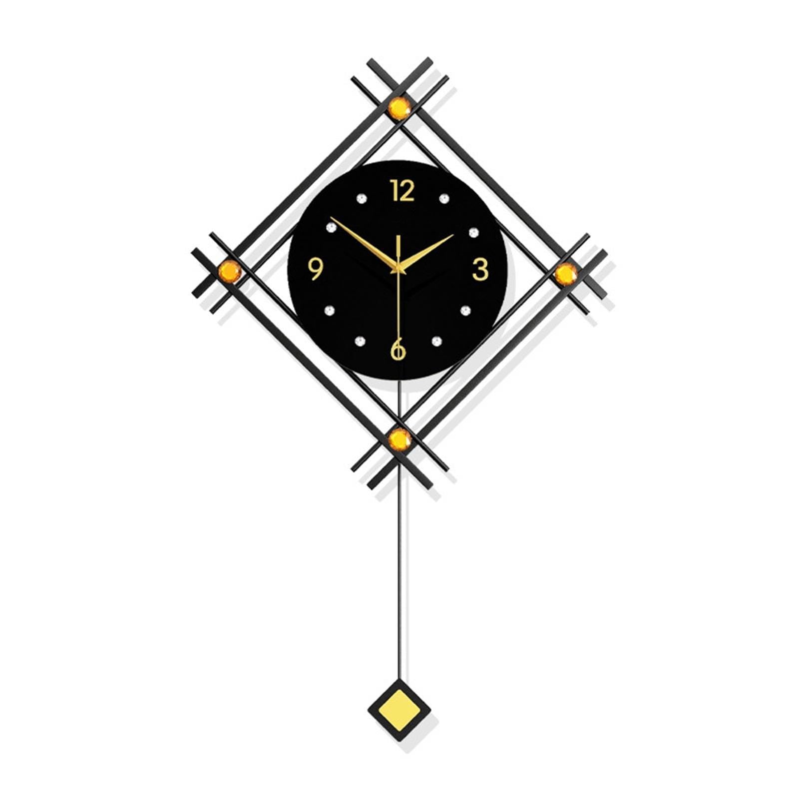 Orologio da parete di grandi dimensioni, silenzioso, senza ticchettio