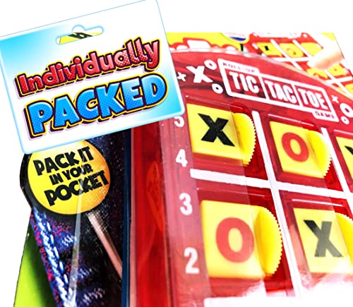 Tic Tac Toe Portable Pocket Travel Board Games (1 Pack) By Jaru | Classic Toys Great For Car Games And Airplane Games | Party Favor Party Game Birthday Party | Kids Board Games. 3256-1 #TOP6