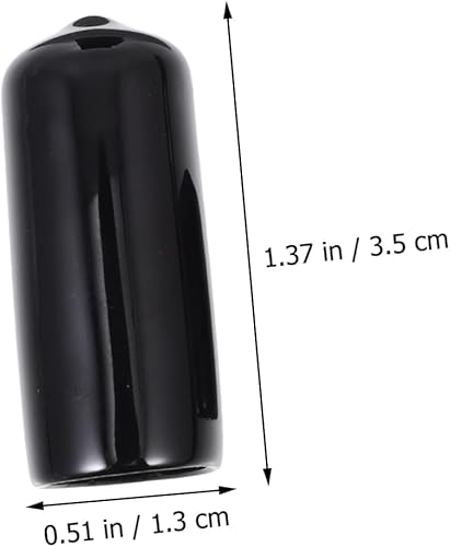 Miniatura 5 de Funda de cuero para taco de taco de billar, fundas de goma para taco de billar, protectores de punta de taco de piscina, protectores de punta de