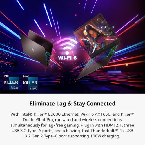 Image of Acer Nitro V Gaming Laptop - Intel Core 9 270H, NVIDIA RTX 5060, 16 inch 180Hz | WUXGA IPS (1920x1200) | 16GB DDR5 | 1TB Gen 4 SSD | Killer Wi-Fi 6 | 4-Zone RGB Backlit Keyboard | ANV16-I31-97P6