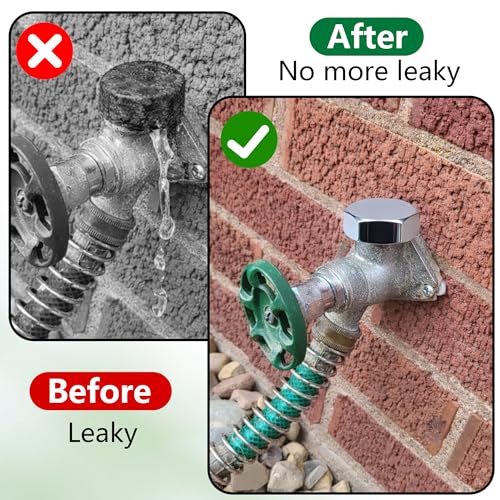 Nkiy Quen 4 Pack Vacuum Breakers Outside Faucet, Stainless Steel Vacuum Breaker Repair Kit Vac-Vbk-X1B, Vacuum Breaker Replacement for Traditional Anti Siphon Frost Free Sillcock Valves by Nkiy Quen - Image 5