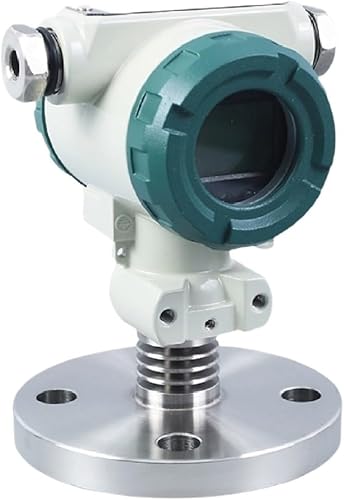 4-20mA RS-485 Display Flat Diaphragm Flange Mount Level Sensor HTP-450F Anti-Corrosion Explosion-Proof Pressure Transmitter(4-20mA-DN25,0-1.6mpa)