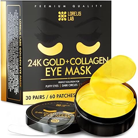 24k Gold Eye Masks for Dark Circles Cover