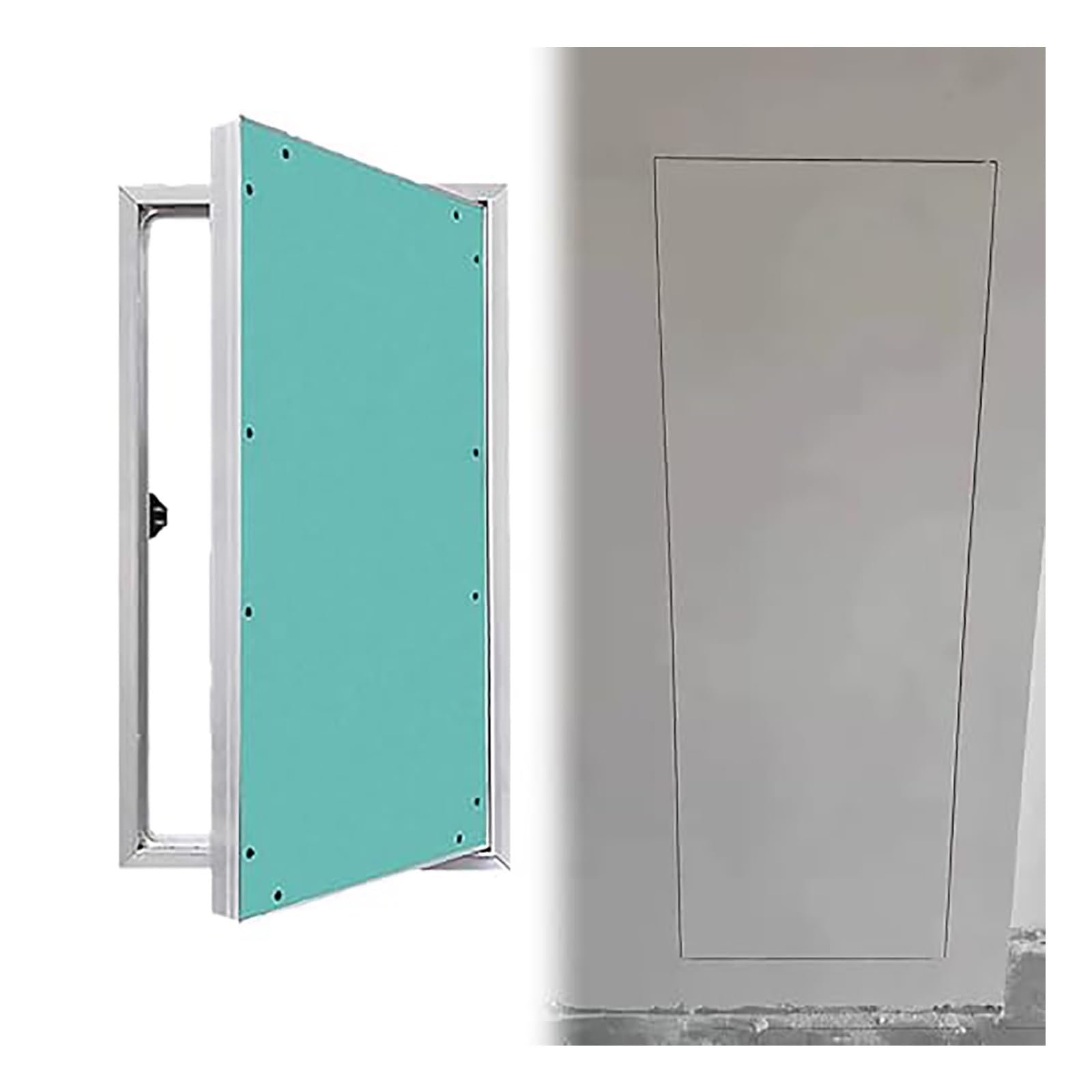 HOFUNTRE Plumbing Wall Hidden Access Doors, Magnetic Push Open, Quick Install Design, for Wall, Ceiling, Home Office, Garage(600x600mm/24x24in)