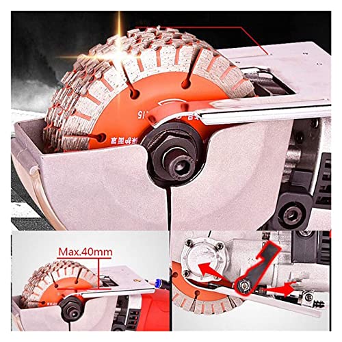 Machine de découpage en béton rainureuse murale 4000W - 6
