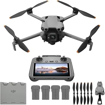 DJI Mini 5 Pro Drone Fly More Combo with RC 2, 1 CMOS Sensor, 4K Video, Obstacle Sensing, 4 Battery Bundle with Deco Essentials CPS Exclusive 26 Month Protection Pack and Accessories Kit