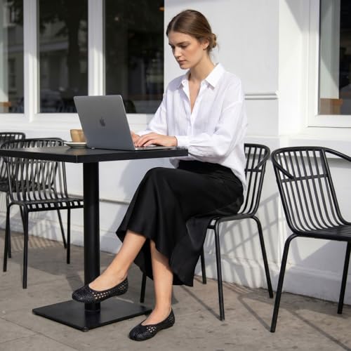 Image of VBDB Mesh Ballet Flats for Women Split Toe Tabi Flats Wide Width Mesh Flats Low Heel Casual Ballerina Comfortable 2026 Spring Summer Shoes