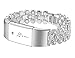 KingBaas for Fitbit Charge 2 Band, Classy Adjustable Replacement Accessory Metal Bands for Fitbit Charge 2/Fitbit Charge 2 Bands (No Tracker)