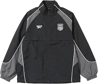 [リーボック] EC限定 ナイロンジャケット メンズ 裏地付き ポケット ドローコード パイピング トラックジャケット アウター