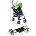 BABY JOY Lightweight & Compact Travel Stroller, Infant to Toddler, Adjustable Backrest & Canopy, Cup Holder, Storage Basket, 5-Point Harness, Easy Fold, Green