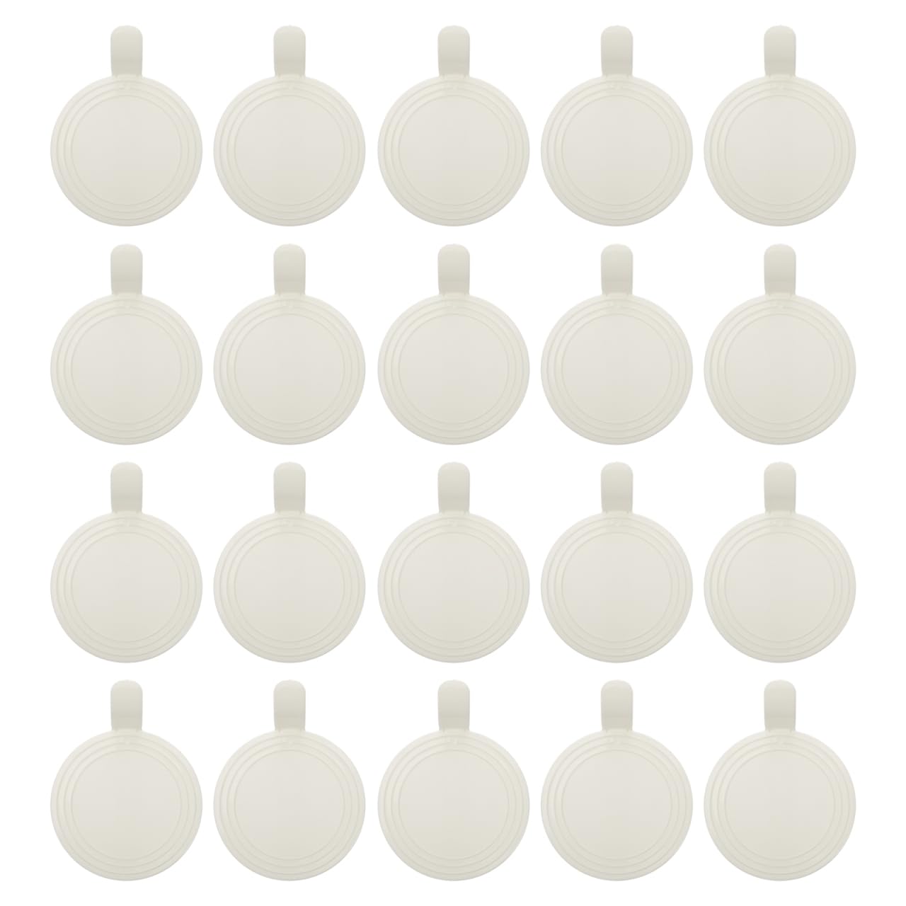 Planches à gâteau rondes pour éviter l'affaissement des cupcakes et sécuriser le service