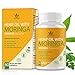 Produktbild Moringa Pulver Kapseln mit natürlichem Öl, reich an Nährstoffen und Antioxidantien, 30000 mg 60 Kapseln, 100% vegan