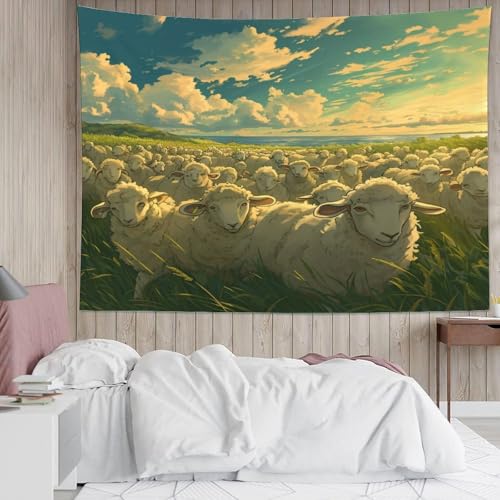 Tapisserie murale effet 3D grand format 180cmx230cm en tissu lavable - 5