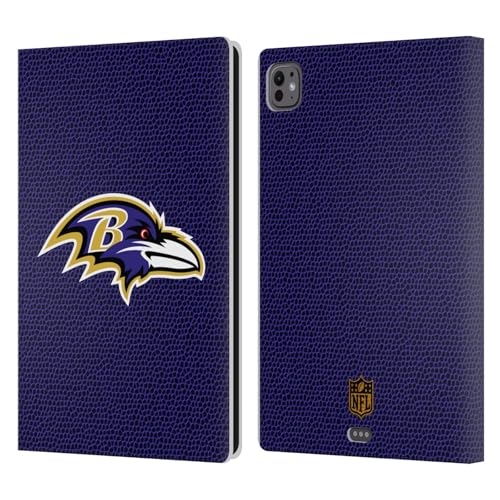 Étui portefeuille iPad Pro 11 M4 cuir Baltimore Ravens NFL