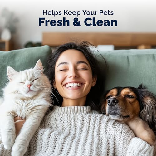 Image of Vetnique Furbliss /Dermabliss Pet Wipes for Dogs & Cats for Grooming, Cleansing & Deodorizing, Thick Dog Wipes for Convenient Dog Cleaning with Natural Deodorizer, 100ct (NEW Refreshing Scent)