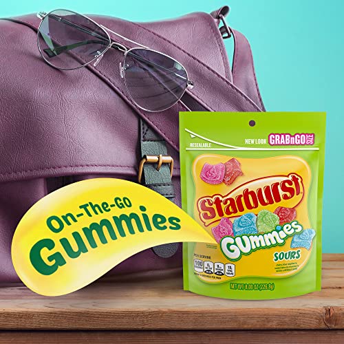 Starburst Sours Gummies Candy, Grab N Go Size, 8 Oz Bag (Pack Of 8) #TOP4