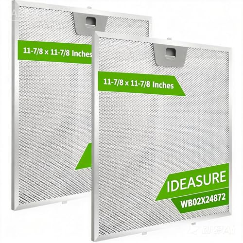 Filtre à graisse WB02X24872 pour cuisiner sans fumée pack de deux grilles