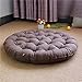 futon, duża poduszka tatami z lnu, poduszki na siedziska z pogrubionej, pikowanej bawełny, monochromatyczna okrągła poduszka podłogowa, poduszka do medytacji do jogi, kawiarnia na zewnątrz balkonu 45