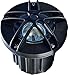 DABMAR LIGHTING LV343-LED3-B Well Light W/Grill 3W LED MR16 12V, Black