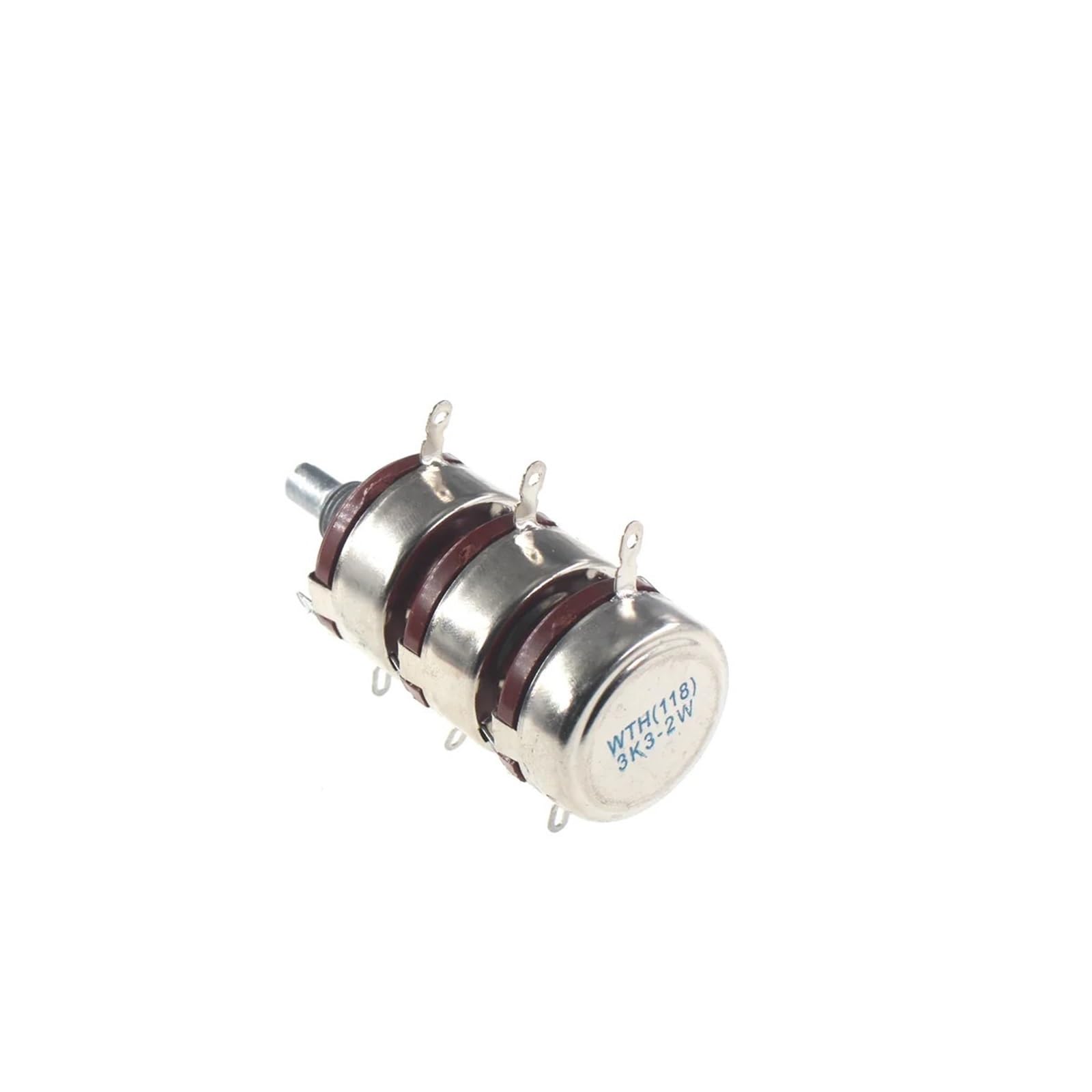 Interruptor de Palanca con potenciómetro para, Potenciómetro triplete WTH118-3 de 2 W y 1 A, y WTH118-1A de 2 W, de 470 R a 2,2 M(2.2M Ohm)