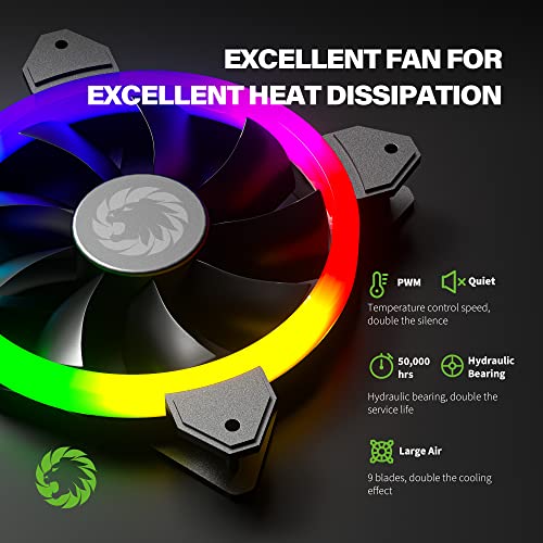 Image of GAMEMAX 750W RGB Power Supply, 80 Plus Gold, Fully Modular, RGB-750