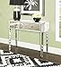 Powell Mirrored Silver Wood Console, 40