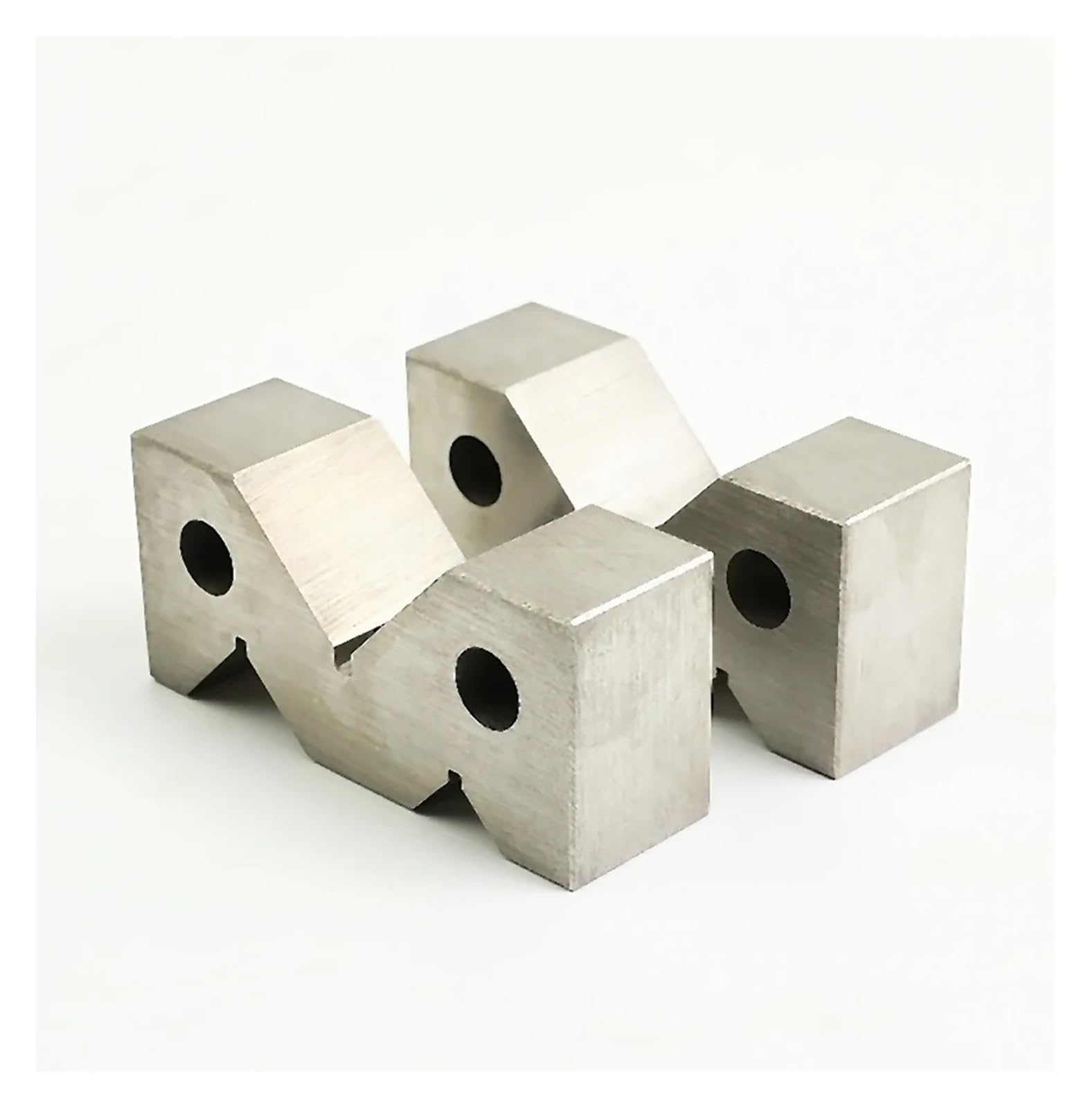 Bloque En V Tipo M De Acero Al Carbono De Alta Precisión, 2 Uds., 50mm, For Herramienta De Medición De Plataforma, Bloque En V De 50mm/75mm(75mm set)