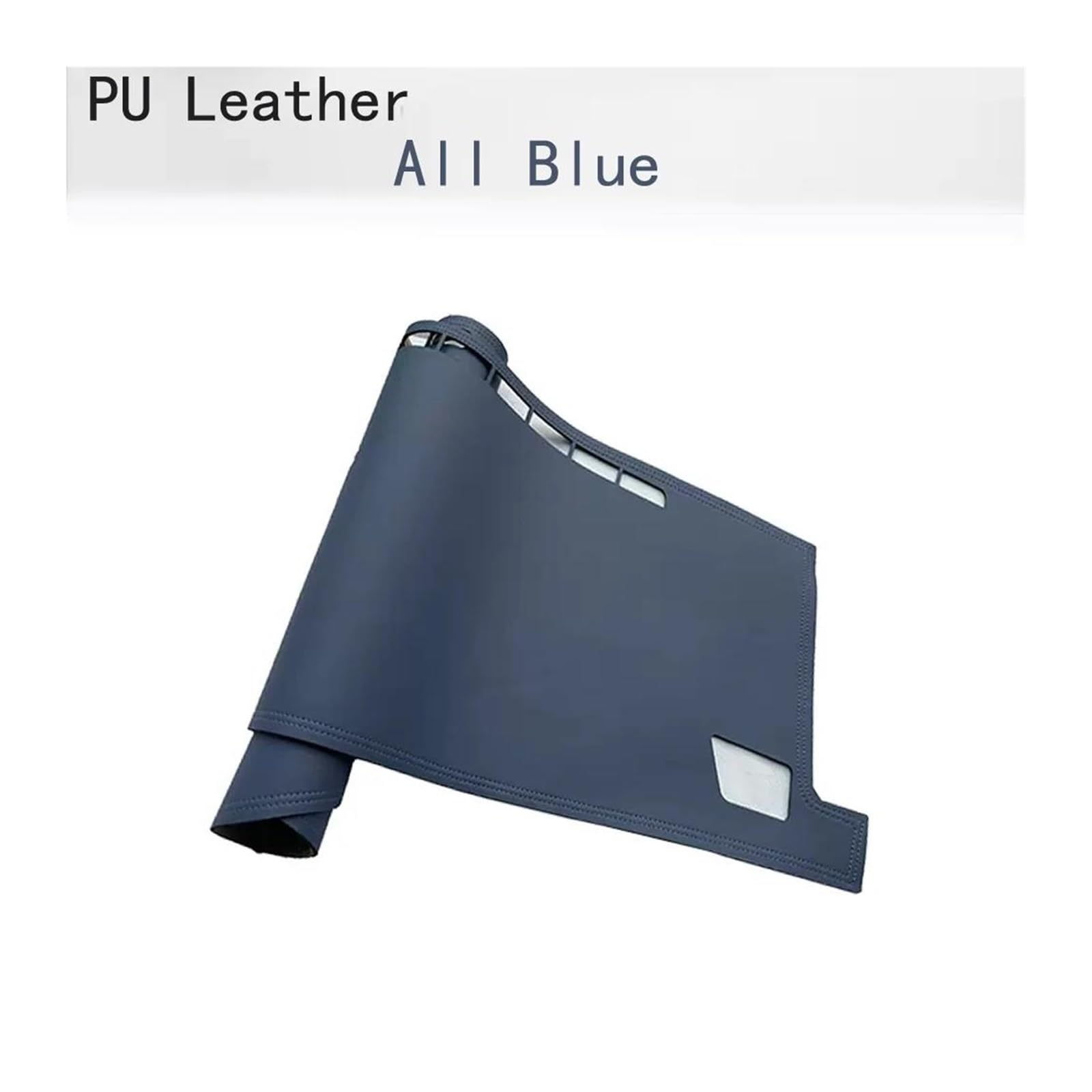 Tapis Tableau Bord intérieur Voiture Tapis Tableau Bord en Cuir Antidérapant pour Land pour Rover pour Range pour Sport 2005-2009(All Blue RHD)