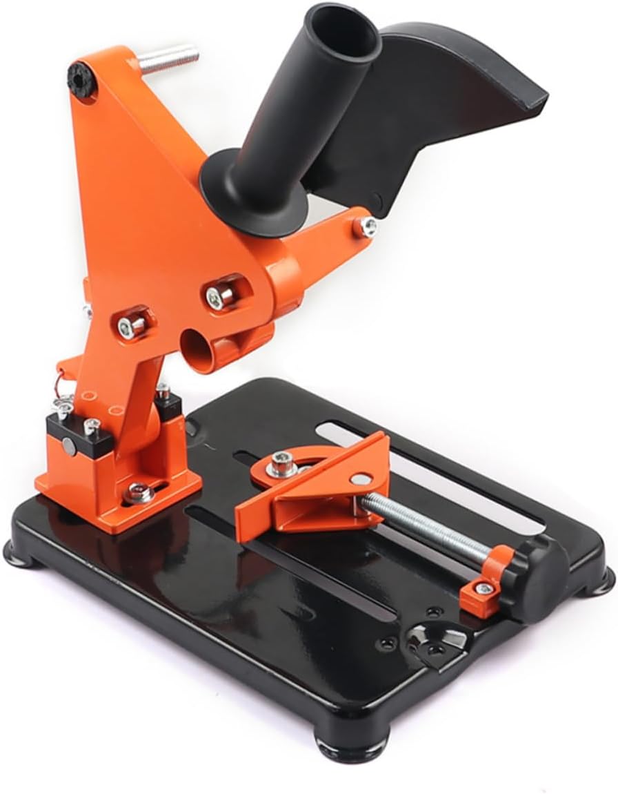 1Set Angle Grinder Stand Bracket Holder for Various Angle Grinders Sturdy Design with Flexible Clamping Adjustment for Home Repair and Construction