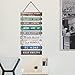 Inspirational Wall Art Decor for Office, Wooden Rustic Hanging Motivational Wall Art Decoration Sign, Inspiring Positive Quotes Wall Art for Home Living Room Bedroom Bathroom Classroom Gym 12