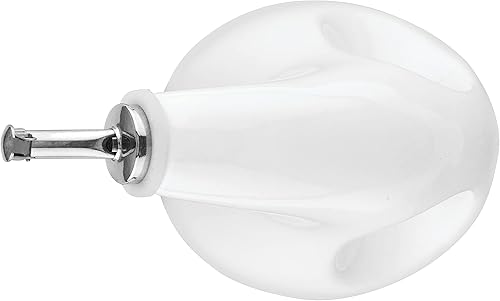 Vista 8 de Rachael Ray Botella dispensadora de aceite y vinagre EVOO de cerámica con pico, 24 onzas, blanca Blanco