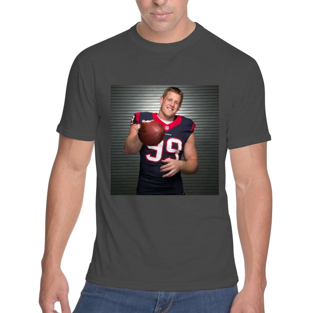 Middle of the RoadJ.J. Watt - Men's Soft & Comfortable T-Shirt PDI #PIDP802010