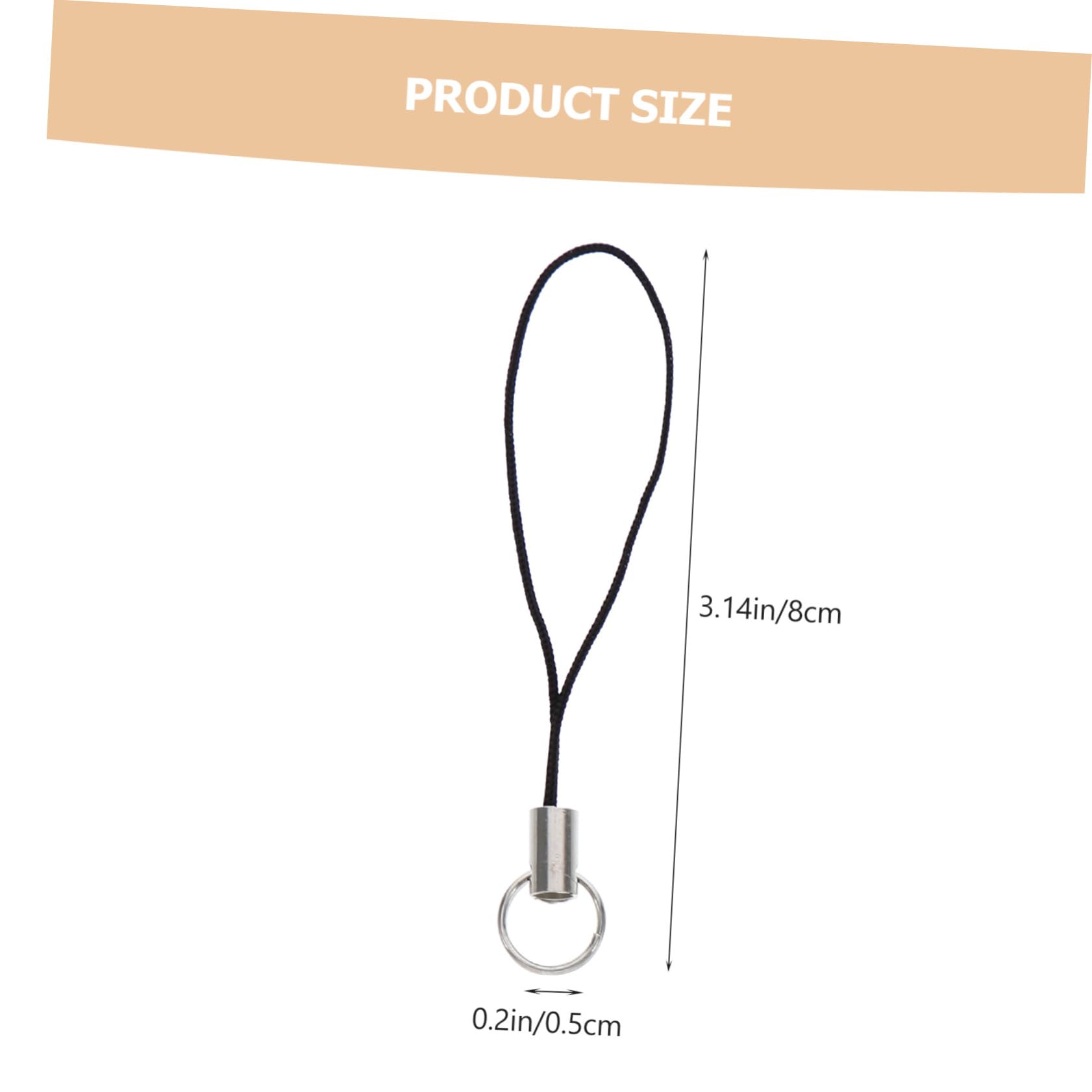 HOODANCOS 200pcs Mobile Phone Lanyard Accessories Cellphone Rope Phone Strap Decorative