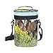 Produktbild Malpela Weintasche mit Pferdemotiv, für 2 Flaschen, ideal für Reisen, Veranstaltungen, Strand, Pool, Picknick