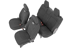 Rough Country Neoprene Seat Covers for 18-22 Jeep Wrangler JL | 2-Door
