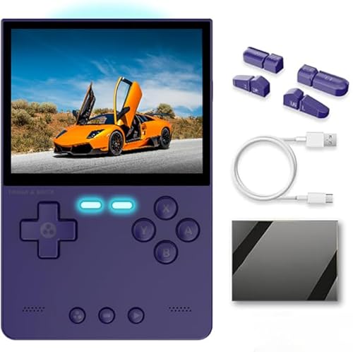 TRIMUI BRICK ハンドヘルドゲーム機 多種シミュレータ互換 Linuxシステム 3.2インチIPS HD OCAスクリーン 3000mAhバッテリー ポケットポータブルレトロビデオゲーム機 64GB 日本語、英語、中国語、韓国語、ベトナム語などの言語切り替えに対応の商品画像（Amazon）