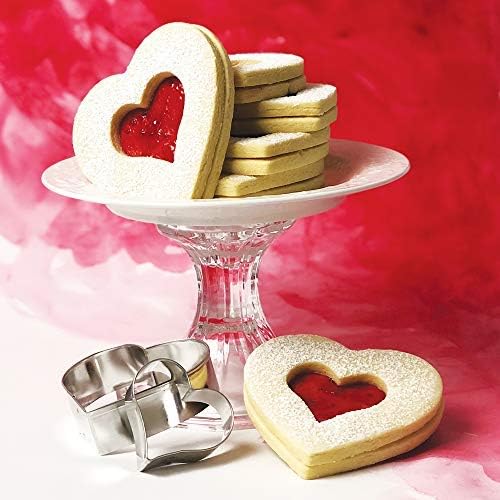 Miniatura 3 de Ann Clark Cookie Cutters Hearts Cookie Cutter Set 5-pcs. with Recipe Booklet