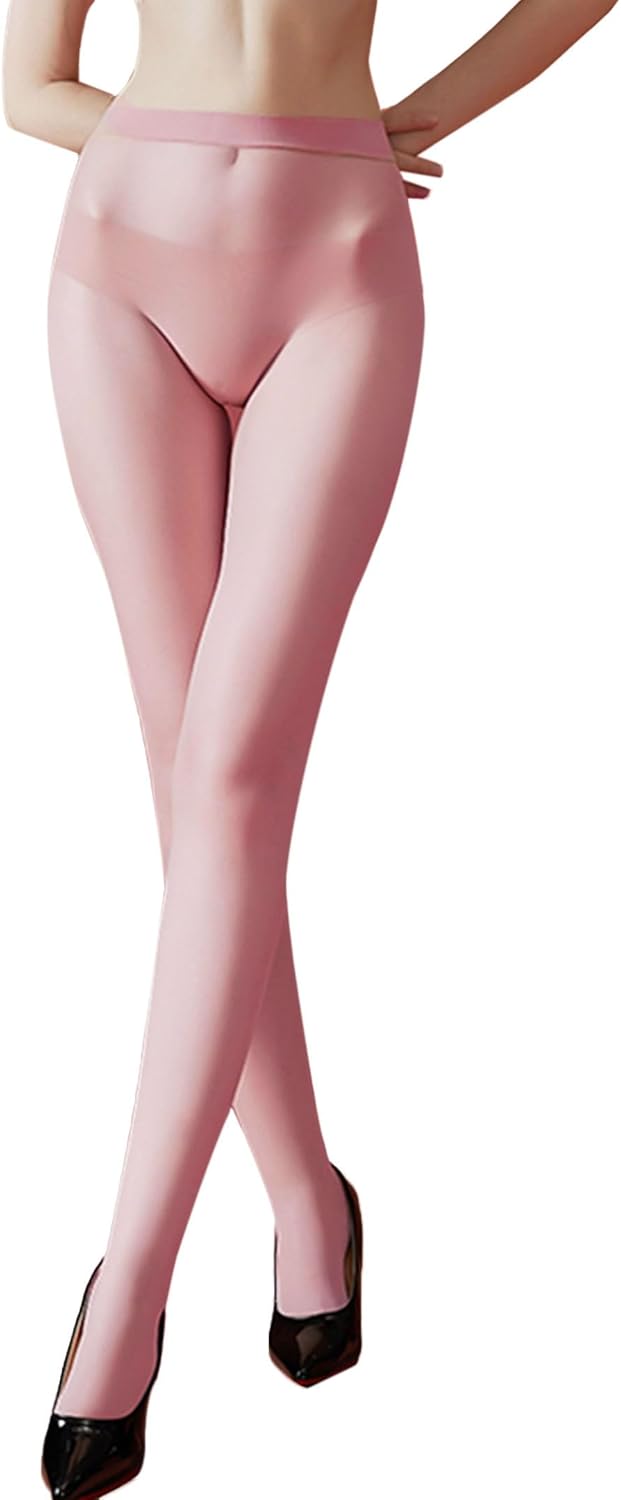 HTRUIYA Women Seamless Pantyhose Matte Sheer Tights High Elastic Control Top Stockings Transparent Nylons Pantyhose