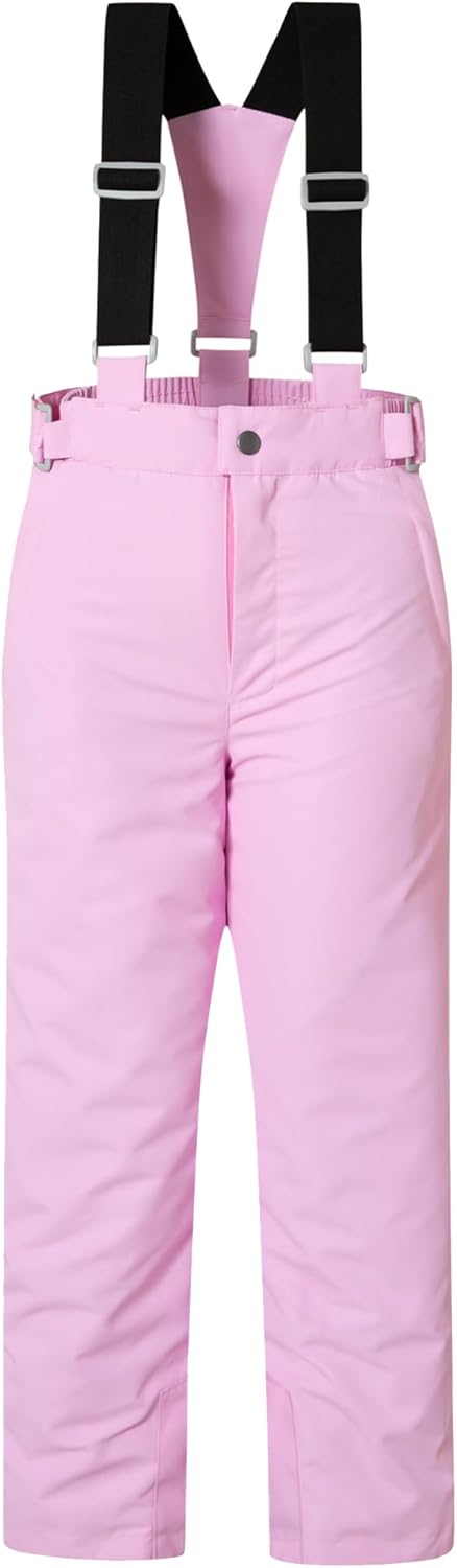 Kids Waterproof Snow Pants Winter Warm Skiing Snowboard Pants for Boys Girls