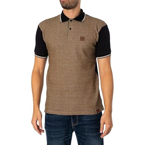 Trojan Black Birdseye Jacquard Polo T-Shirt Cover