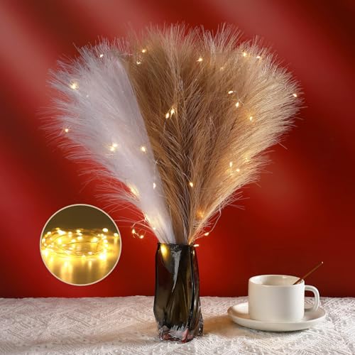 Pampas Grass Large 55cm Artificial Pompous Flower 10pcs miniatura 4