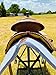 RESISTANCE Adult Western Horse Barrel Saddle, Floral Tooled Leather Saddle 15