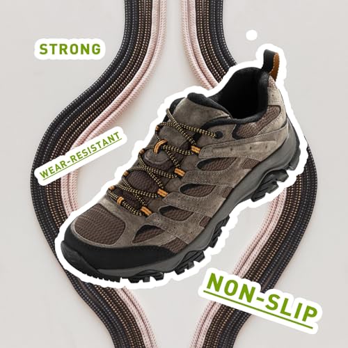 Cordones para botas Merrell Moab de 5 mm redondos y resistentes para repuesto 2