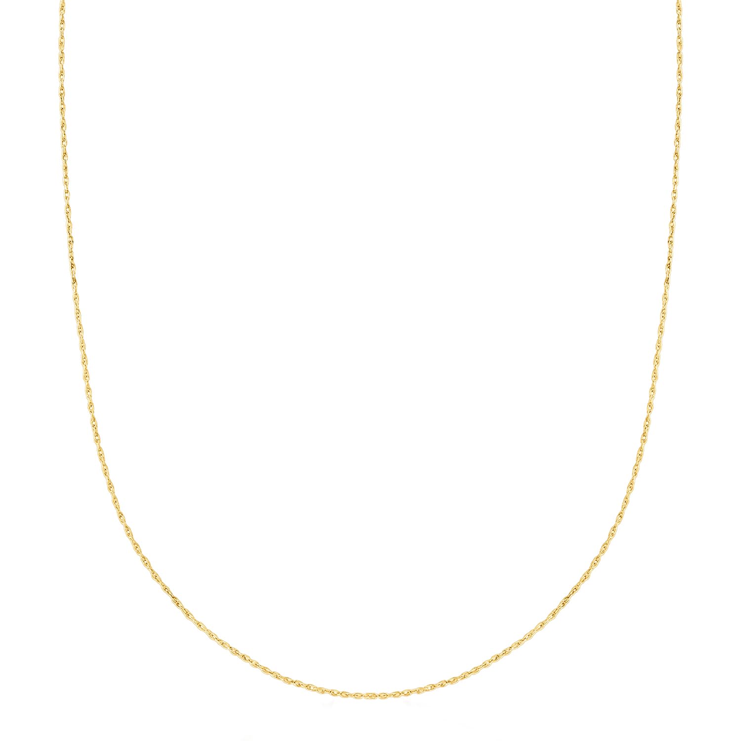 0.7mm 14kt Yellow Gold Rope-Chain Necklace