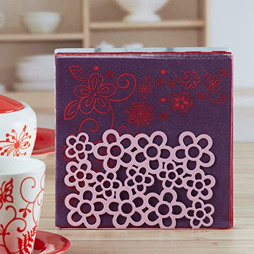 Image of Kookee Metal Freestanding Tissue Paper, Napkin Holder for Home, Office, Kitchen, Hotel & Restaurant Dining Table, Countertops, Picnic Tabletop (HH-606-B)