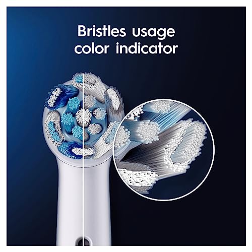 Oral-B iO Ultimate Clean Electric Toothbrush Head, Twisted & Angled Bristles for Deeper Plaque Removal, Pack of 6, Suitable for Mailbox, White - Image 6